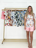 Sweet Summer Shirley & Stone Shorts Pajamas-220 Lounge wear/Pajamas- Simply Simpson's Boutique is a Women's Online Fashion Boutique Located in Jupiter, Florida