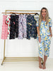 Sunkissed Summer Shirley & Stone Capri Pajamas-220 Lounge wear/Pajamas- Simply Simpson's Boutique is a Women's Online Fashion Boutique Located in Jupiter, Florida