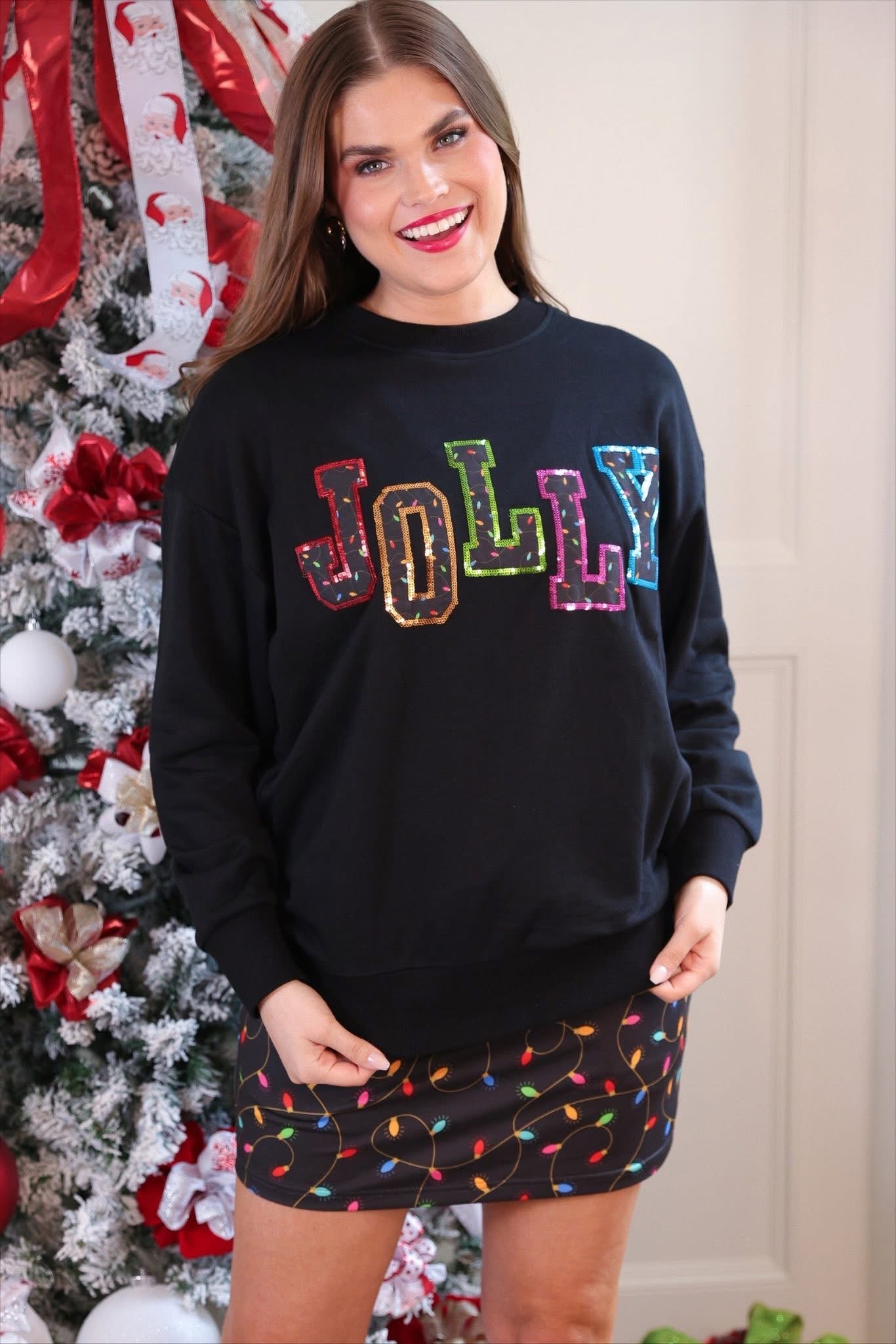 Jolly Patch Pullover-160 Sweatshirts- Simply Simpson's Boutique is a Women's Online Fashion Boutique Located in Jupiter, Florida