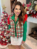 Classic Christmas Plaid Puffer Vest-180 Outerwear- Simply Simpson's Boutique is a Women's Online Fashion Boutique Located in Jupiter, Florida