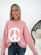 POL My Peace Sweater-150 Sweaters- Simply Simpson's Boutique is a Women's Online Fashion Boutique Located in Jupiter, Florida