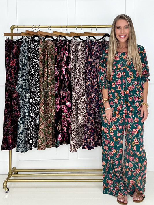 Dear Scarlett Love at Midnight Mila Set-220 Lounge wear/Pajamas- Simply Simpson's Boutique is a Women's Online Fashion Boutique Located in Jupiter, Florida