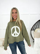 POL My Peace Sweater-150 Sweaters- Simply Simpson's Boutique is a Women's Online Fashion Boutique Located in Jupiter, Florida