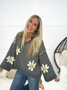 POL Blissful Daisy Sweater-150 Sweaters- Simply Simpson's Boutique is a Women's Online Fashion Boutique Located in Jupiter, Florida