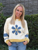 Daisy Denim Sweatshirt-160 Sweatshirts- Simply Simpson's Boutique is a Women's Online Fashion Boutique Located in Jupiter, Florida