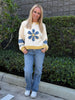Daisy Denim Sweatshirt-160 Sweatshirts- Simply Simpson's Boutique is a Women's Online Fashion Boutique Located in Jupiter, Florida
