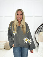 POL Blissful Daisy Sweater-150 Sweaters- Simply Simpson's Boutique is a Women's Online Fashion Boutique Located in Jupiter, Florida