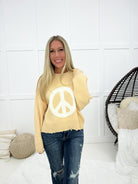 POL My Peace Sweater-150 Sweaters- Simply Simpson's Boutique is a Women's Online Fashion Boutique Located in Jupiter, Florida