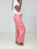 Risen Pink Cozy Cargo Lounge Pants-210 Other Bottoms- Simply Simpson's Boutique is a Women's Online Fashion Boutique Located in Jupiter, Florida