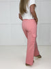 Risen Pink Cozy Cargo Lounge Pants-210 Other Bottoms- Simply Simpson's Boutique is a Women's Online Fashion Boutique Located in Jupiter, Florida