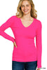 Bella Buttersoft V-Neck Top-110 Long Sleeves- Simply Simpson's Boutique is a Women's Online Fashion Boutique Located in Jupiter, Florida