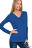 Bella Buttersoft V-Neck Top-110 Long Sleeves- Simply Simpson's Boutique is a Women's Online Fashion Boutique Located in Jupiter, Florida