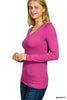 Bella Buttersoft V-Neck Top-110 Long Sleeves- Simply Simpson's Boutique is a Women's Online Fashion Boutique Located in Jupiter, Florida