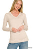 Bella Buttersoft V-Neck Top-110 Long Sleeves- Simply Simpson's Boutique is a Women's Online Fashion Boutique Located in Jupiter, Florida
