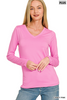 Bella Buttersoft V-Neck Top-110 Long Sleeves- Simply Simpson's Boutique is a Women's Online Fashion Boutique Located in Jupiter, Florida