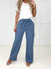 Risen Blue Cozy Cargo Lounge Pants-210 Other Bottoms- Simply Simpson's Boutique is a Women's Online Fashion Boutique Located in Jupiter, Florida