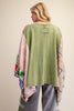 Sage Groovy Days Patchwork Peace Poncho Top-110 Long Sleeves- Simply Simpson's Boutique is a Women's Online Fashion Boutique Located in Jupiter, Florida