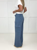 Risen Blue Cozy Cargo Lounge Pants-210 Other Bottoms- Simply Simpson's Boutique is a Women's Online Fashion Boutique Located in Jupiter, Florida