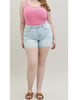 Light Wash Rainbow Thread Judy Blue Shorts- Simply Simpson's Boutique is a Women's Online Fashion Boutique Located in Jupiter, Florida