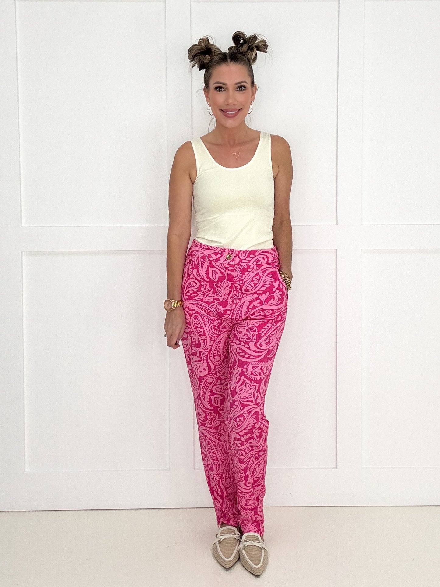 Dear Scarlett Paisley Monroe Relaxed Pants-210 Other Bottoms- Simply Simpson's Boutique is a Women's Online Fashion Boutique Located in Jupiter, Florida