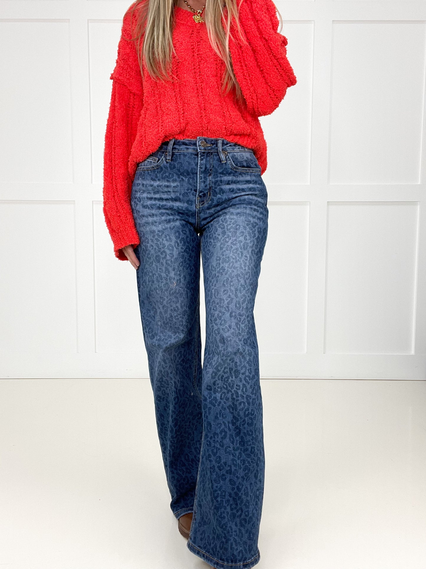 Mica Wild Instinct Leopard Jeans