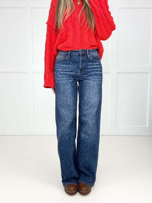 Mica Wild Instinct Leopard Jeans-200 Jeans- Simply Simpson's Boutique is a Women's Online Fashion Boutique Located in Jupiter, Florida