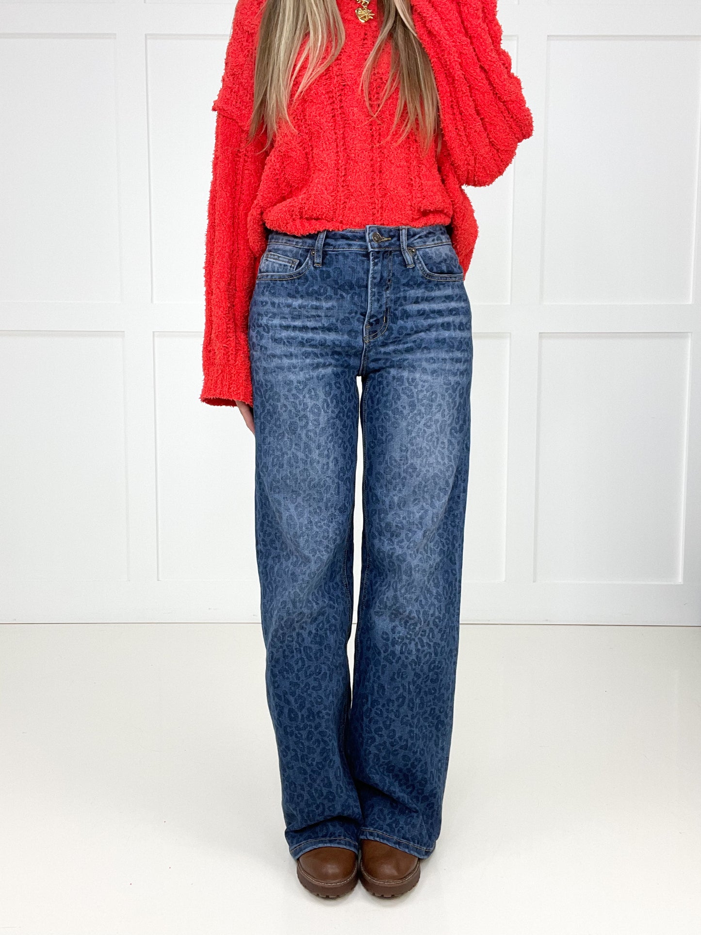 Mica Wild Instinct Leopard Jeans