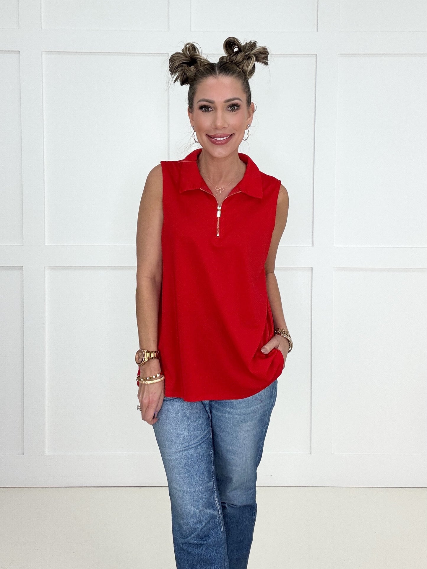 Dear Scarlett Belmont Tank-120 Sleeveless- Simply Simpson's Boutique is a Women's Online Fashion Boutique Located in Jupiter, Florida