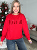 Joyful Velvet Patch Luxe Pullover-160 Sweatshirts- Simply Simpson's Boutique is a Women's Online Fashion Boutique Located in Jupiter, Florida