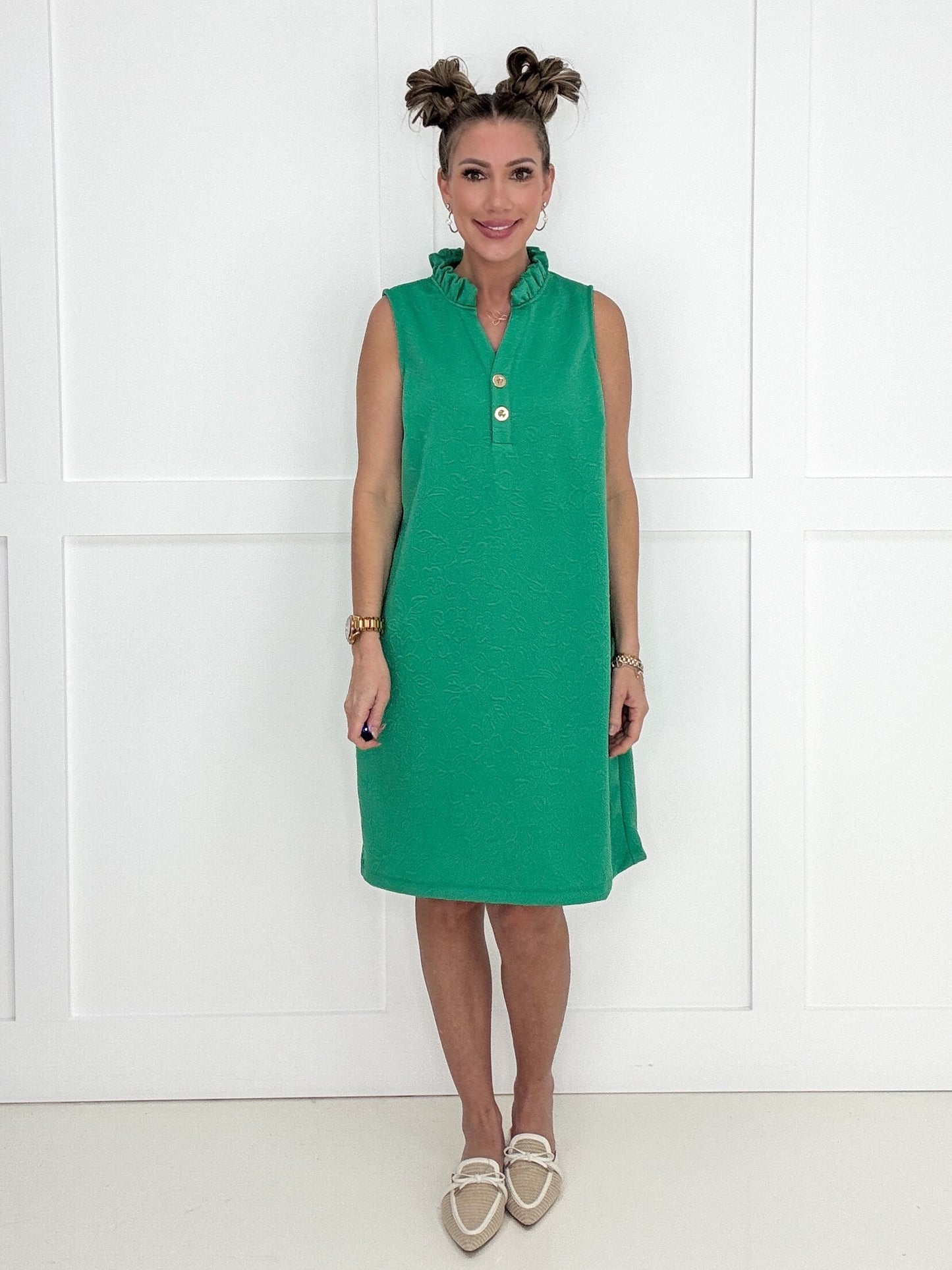Dear Scarlett Besties & Brunch Jacquard Dress-240 Dresses- Simply Simpson's Boutique is a Women's Online Fashion Boutique Located in Jupiter, Florida