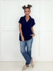 Dear Scarlett Short Sleeve Lizzy-100 Short Sleeves- Simply Simpson's Boutique is a Women's Online Fashion Boutique Located in Jupiter, Florida