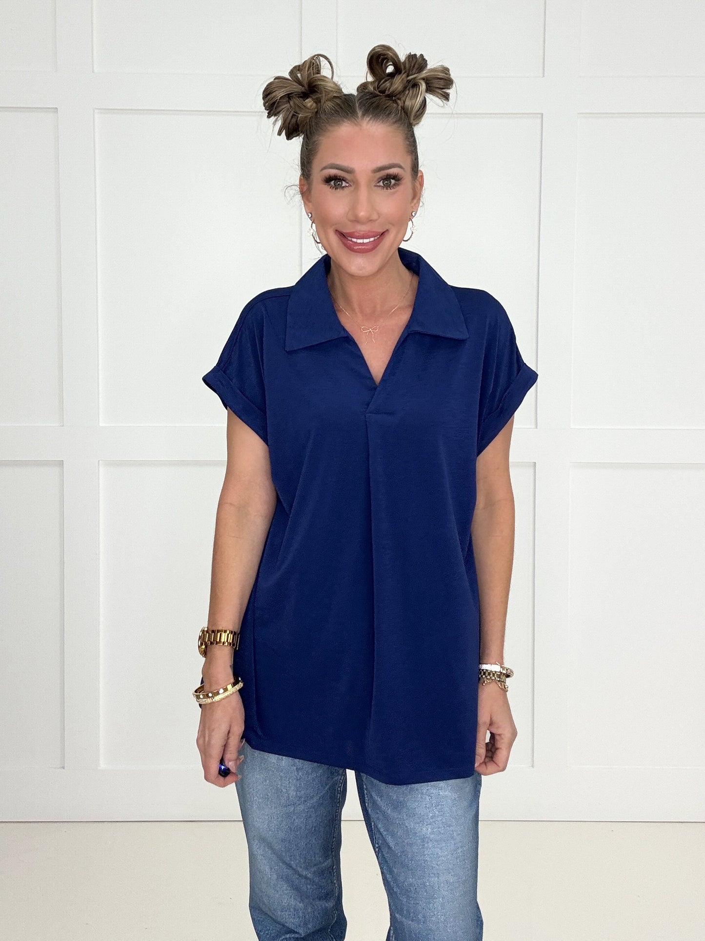 Dear Scarlett Short Sleeve Lizzy-100 Short Sleeves- Simply Simpson's Boutique is a Women's Online Fashion Boutique Located in Jupiter, Florida