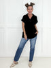 Dear Scarlett Short Sleeve Lizzy-100 Short Sleeves- Simply Simpson's Boutique is a Women's Online Fashion Boutique Located in Jupiter, Florida