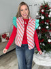 Candy Stripe Puffer Vest-180 Outerwear- Simply Simpson's Boutique is a Women's Online Fashion Boutique Located in Jupiter, Florida