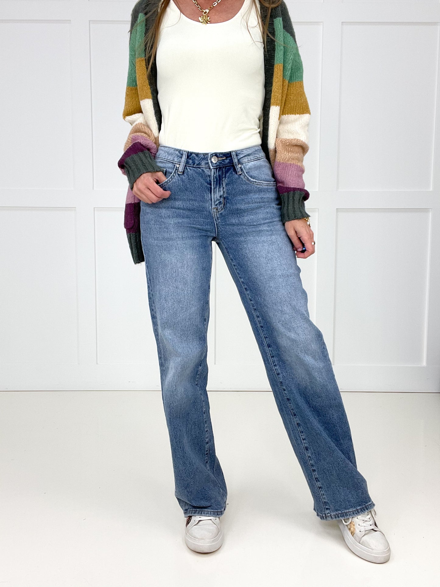 Mica Everyday Ease Wide Leg Jeans-200 Jeans- Simply Simpson's Boutique is a Women's Online Fashion Boutique Located in Jupiter, Florida