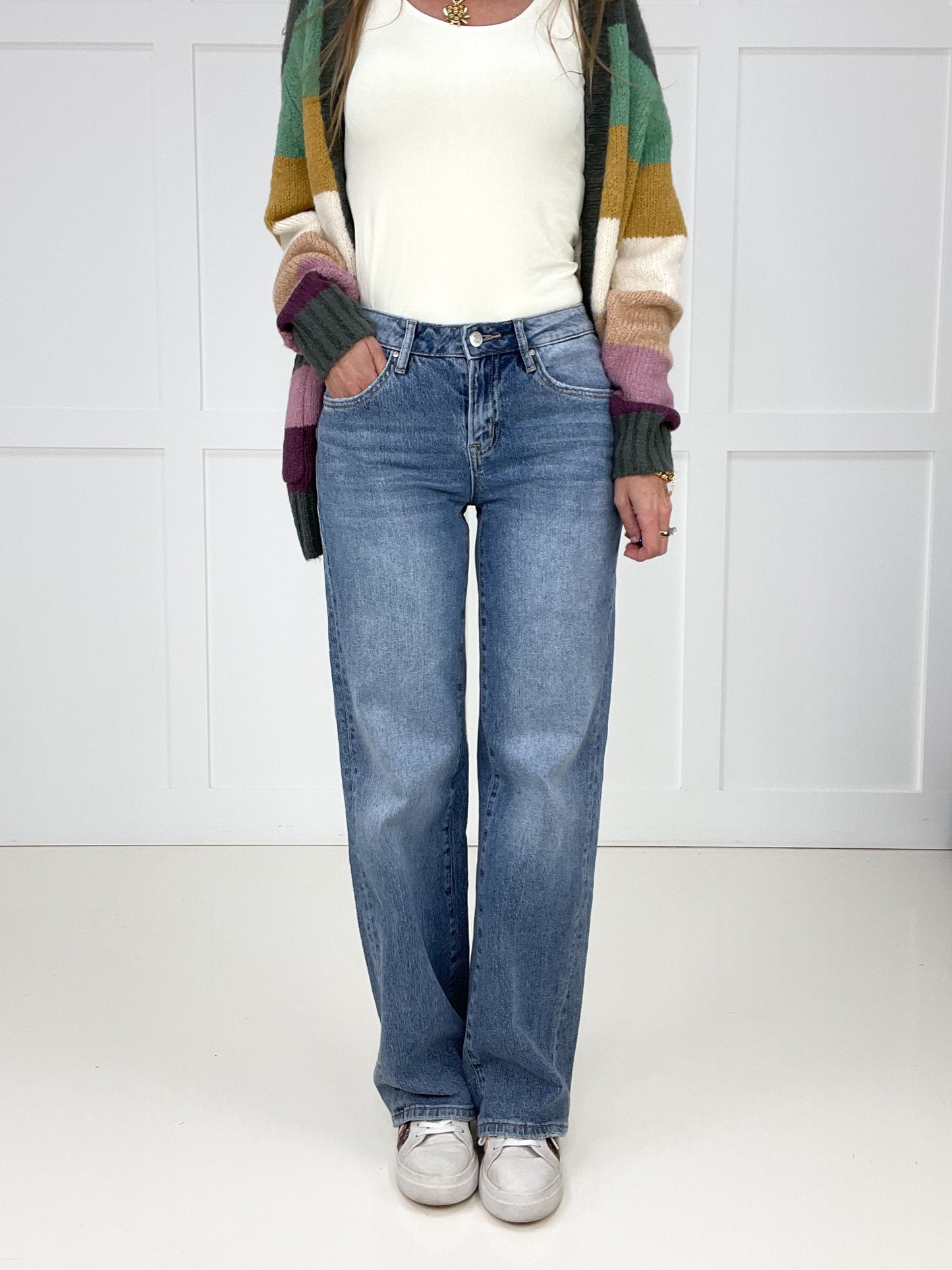 Mica Everyday Ease Wide Leg Jeans-200 Jeans- Simply Simpson's Boutique is a Women's Online Fashion Boutique Located in Jupiter, Florida