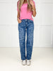 Risen Secret Garden Straight Leg Jeans-200 Jeans- Simply Simpson's Boutique is a Women's Online Fashion Boutique Located in Jupiter, Florida