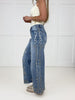 Wildflower Scroll Wide Leg Jeans-200 Jeans- Simply Simpson's Boutique is a Women's Online Fashion Boutique Located in Jupiter, Florida