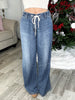 Judy Blue Palazzo Joggers-200 Jeans- Simply Simpson's Boutique is a Women's Online Fashion Boutique Located in Jupiter, Florida