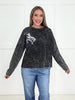 Acid Washed Studded Sweatshirt-160 Sweatshirts- Simply Simpson's Boutique is a Women's Online Fashion Boutique Located in Jupiter, Florida