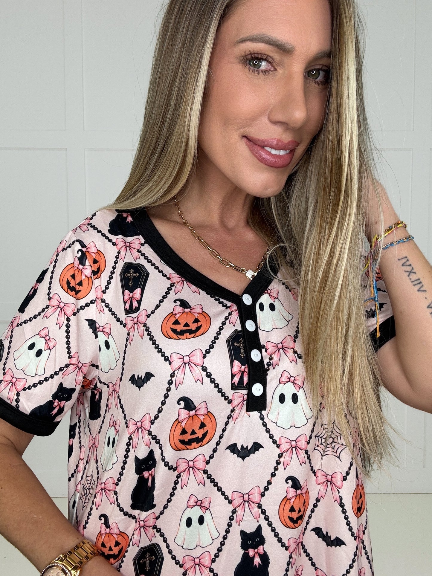 Preorder Shirley & Stone 2026 Halloween Pajama Dresses