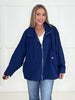 Dear Scarlett Navy Sea Breeze Jacket-180 Outerwear/Jackets- Simply Simpson's Boutique is a Women's Online Fashion Boutique Located in Jupiter, Florida