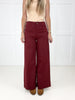 Burgundy Polished Perspective Wide Leg Pants-210 Other Bottoms- Simply Simpson's Boutique is a Women's Online Fashion Boutique Located in Jupiter, Florida