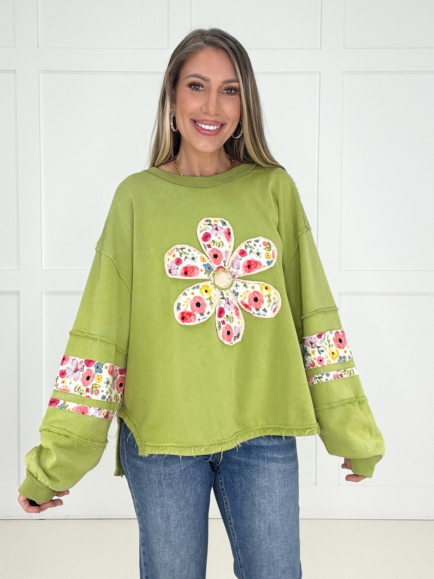 Fresh Blooms Pullover