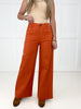 Rust Polished Perspective Wide Leg Pants-210 Other Bottoms- Simply Simpson's Boutique is a Women's Online Fashion Boutique Located in Jupiter, Florida