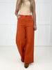 Rust Polished Perspective Wide Leg Pants-210 Other Bottoms- Simply Simpson's Boutique is a Women's Online Fashion Boutique Located in Jupiter, Florida
