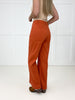Rust Polished Perspective Wide Leg Pants-210 Other Bottoms- Simply Simpson's Boutique is a Women's Online Fashion Boutique Located in Jupiter, Florida