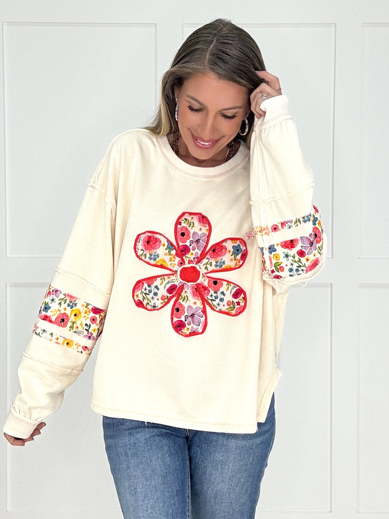 Fresh Blooms Pullover