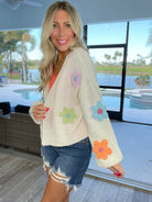 Blushing Blooms Cardigan-170 Cardigans- Simply Simpson's Boutique is a Women's Online Fashion Boutique Located in Jupiter, Florida