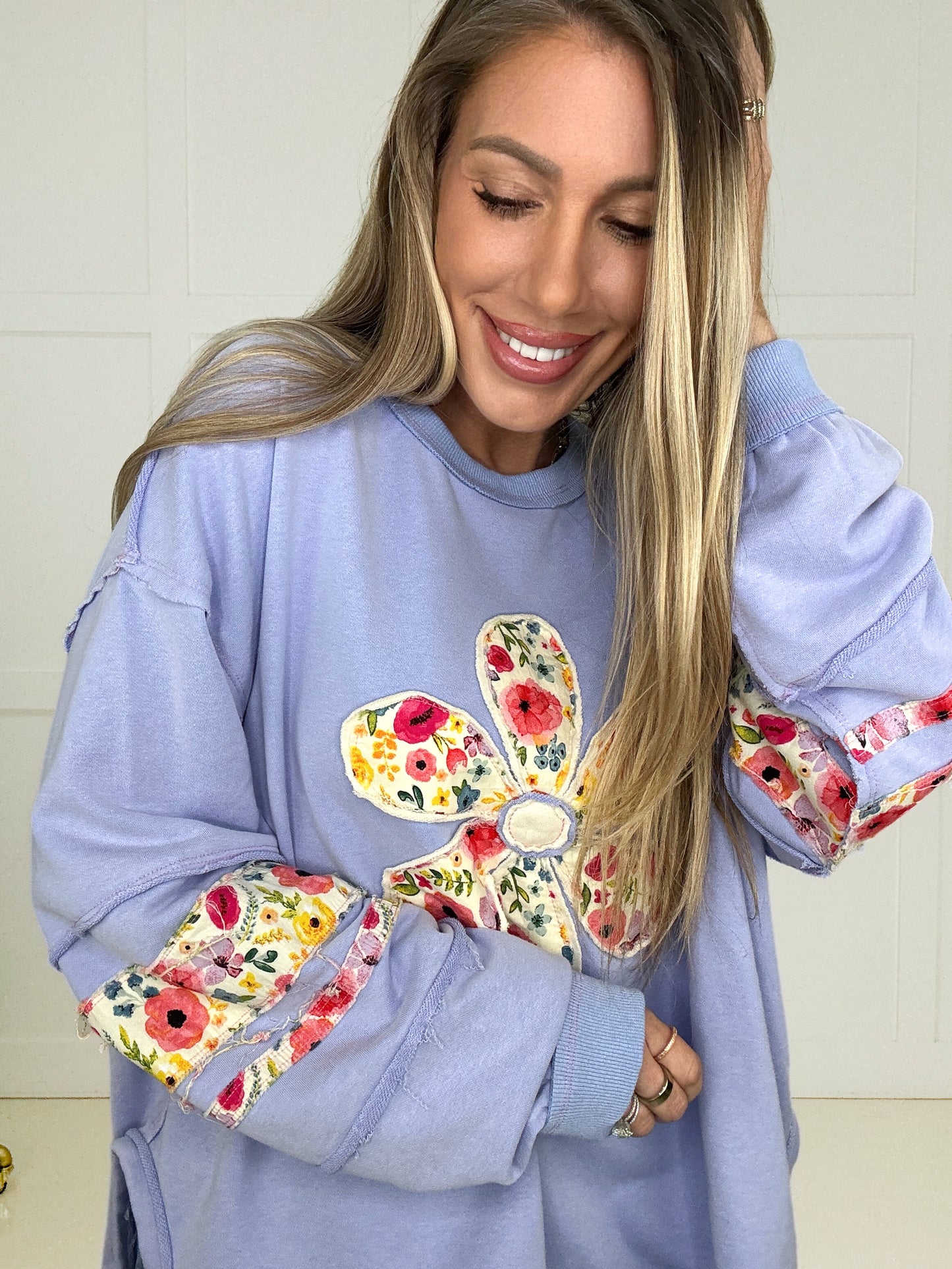 Fresh Blooms Pullover